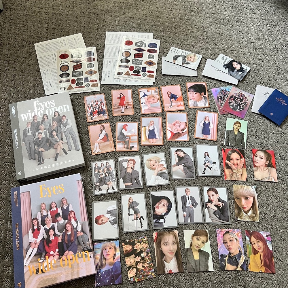 Twice Eyes Wide Open Albums and Extras